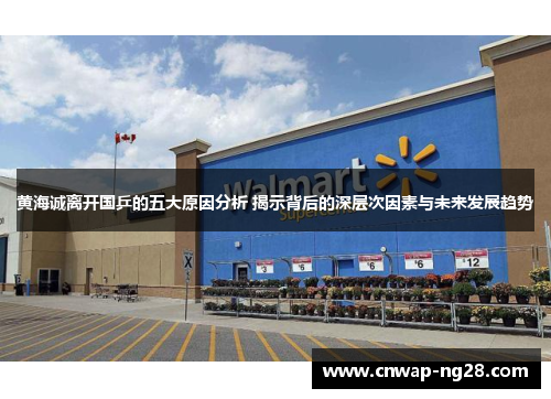 黄海诚离开国乒的五大原因分析 揭示背后的深层次因素与未来发展趋势