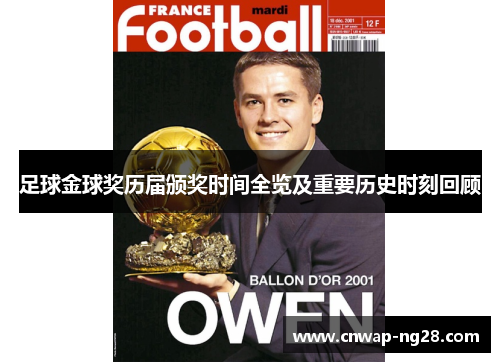 足球金球奖历届颁奖时间全览及重要历史时刻回顾